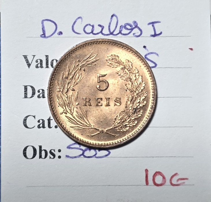 5 reis 1906 D.carlos i