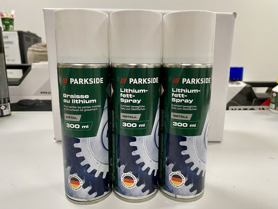 Спрей-смазка литиевая для подшипников/цепей/шестерен 300мл PARKSIDE