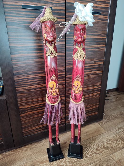 Статуэтки.Папуасы.Декор для дома.Индонезия