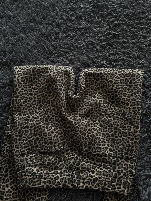 Леопардові джинси zara