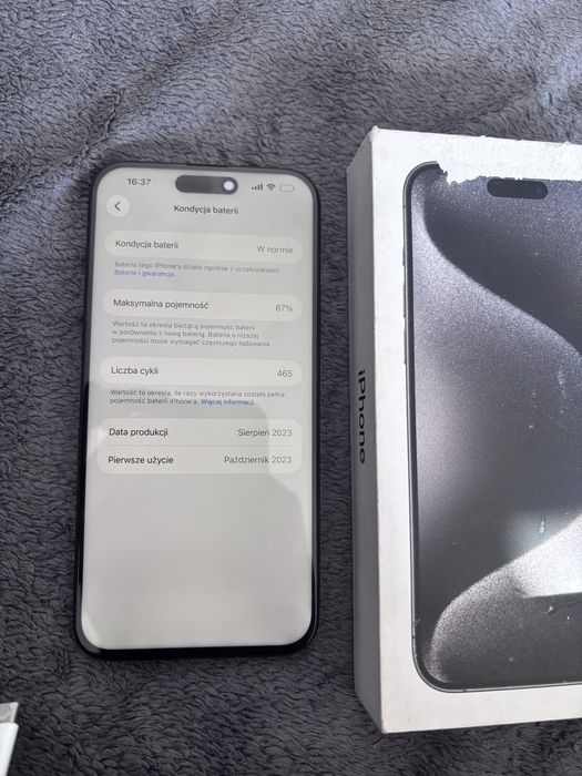 Iphone 15 pro max 256gb jak nowy