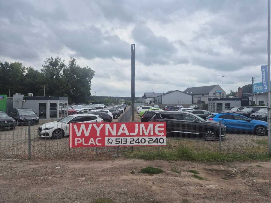 Wynajmę plac pod komis samochodowy Zieleniewo, Morzyczyn