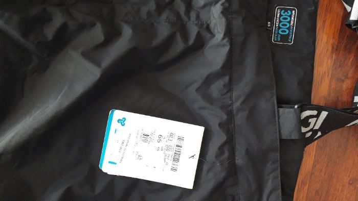 Brugi fino 4AL3 spodnie narciarskie snowboard 3000 nowe r. 65 czarne