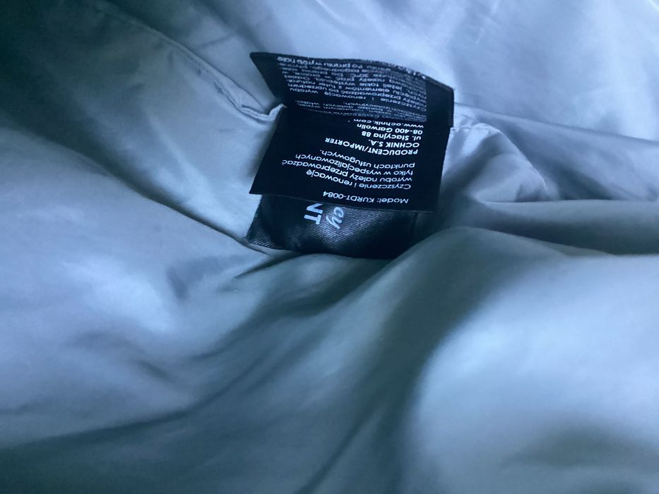 Ochnik puchowy, zimowy płaszcz 36