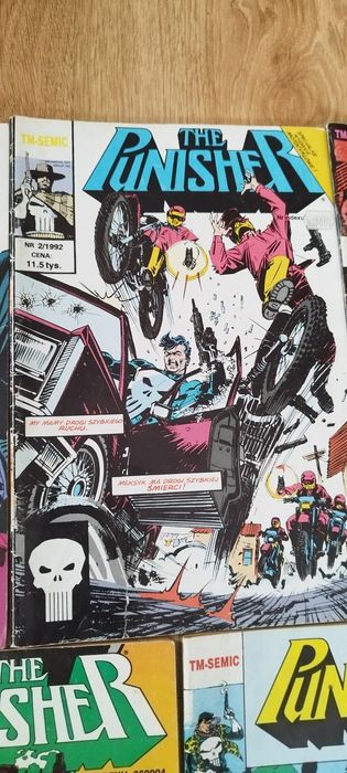 Komiksy The Punisher 1992 rok
Numery: 1/1992, 2/1992, 3/1992, 4/19