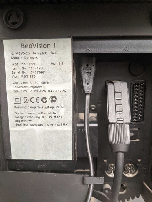 Bang Olufson Beovisio 1