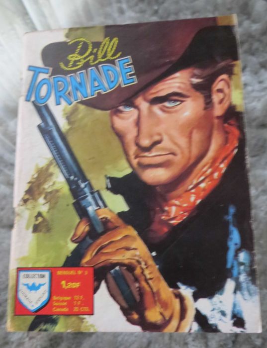BD Bill Tornade  2 livros Le Shérif a Disparatu e Faux Dick Black 1975