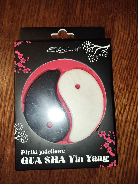 Płytki jadeitowe GUA SHA Yin Yang