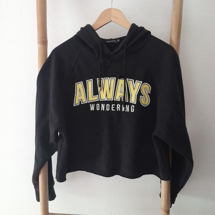 Sweatshirt com capuz Bershka