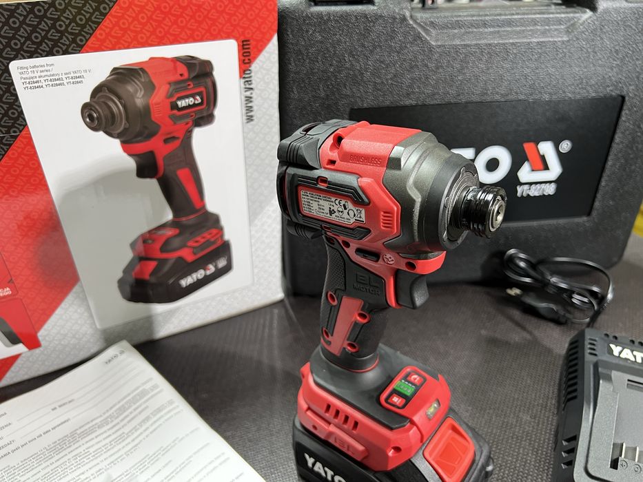 Ударный бесщеточный винтоверт импакт Yato YT-82798 На 230 Нм