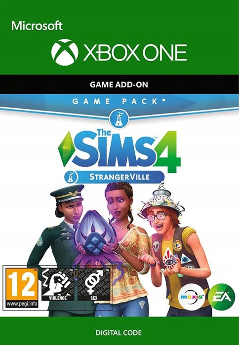 The Sims 4 Strangerville dodatek DLC kod Xbox