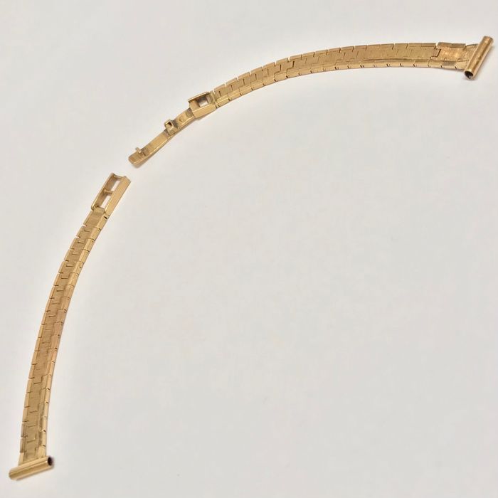 Złota bransoletka damska do ZEGARKA 750 18K 16cm ZJAWISKOWA