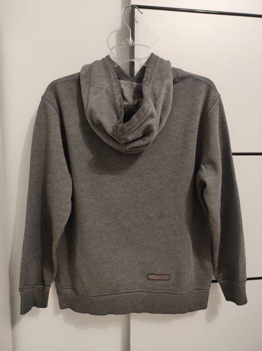 Szara bluza z kapturem Vans szachownica L