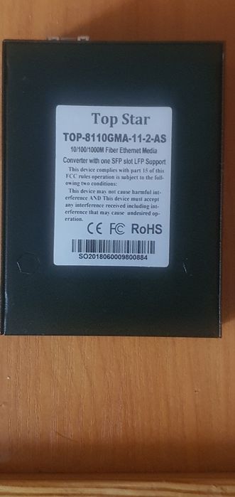 Медіаконвертер ТОР-8110GMA-11-2-AS