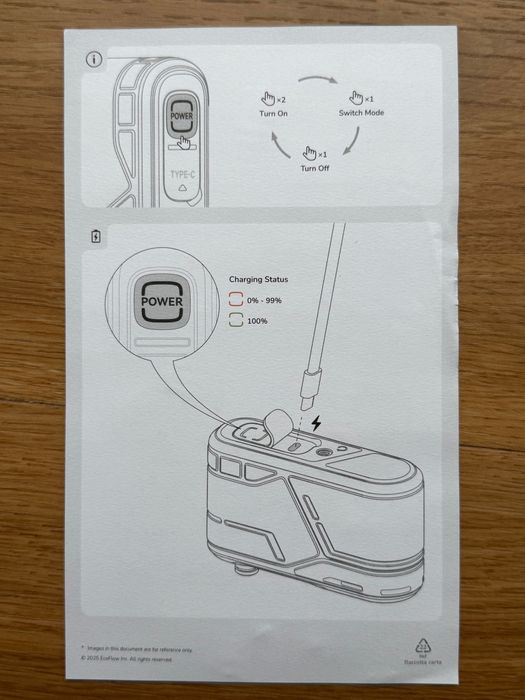 EcoFlow Shower Kit портативний душ з вбудованим акумулятором