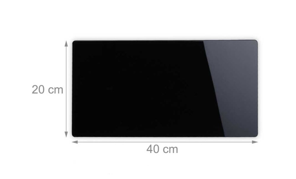 Tablica magnetyczna z czarnego szkła