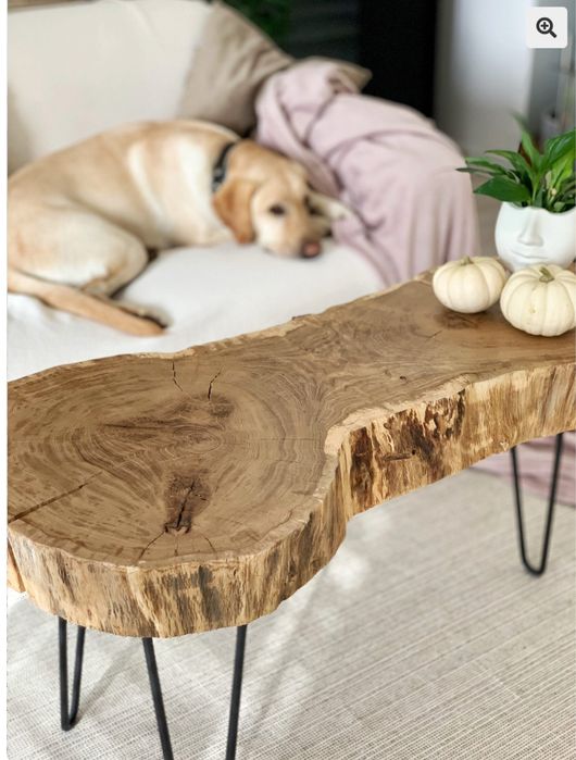 Stolik kawowy, konsola, ława dębowa