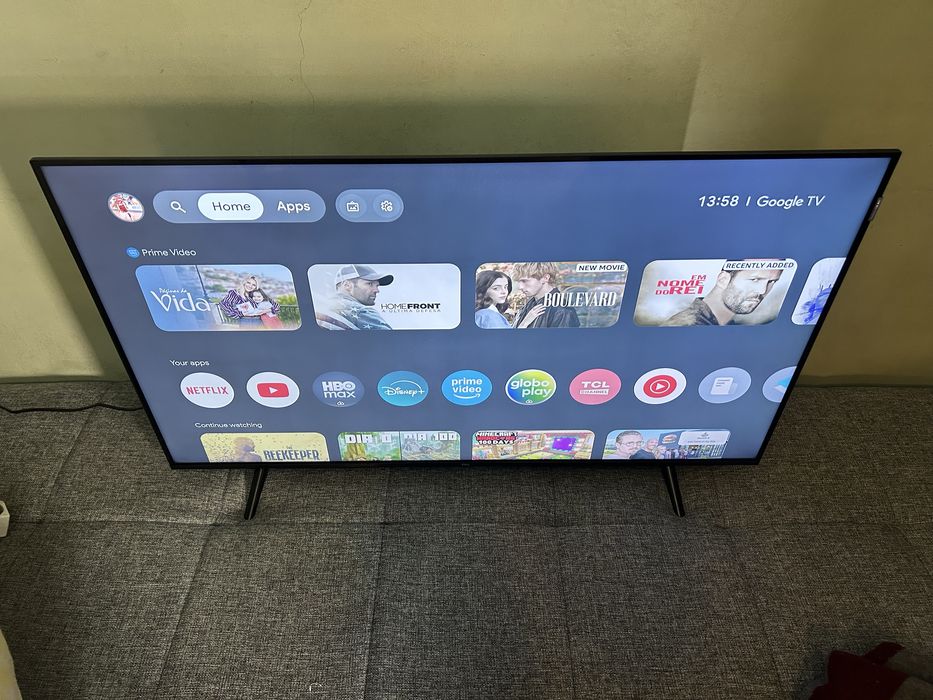 TCL 43P7K 43” 4K QLED Google TV – Como Nova