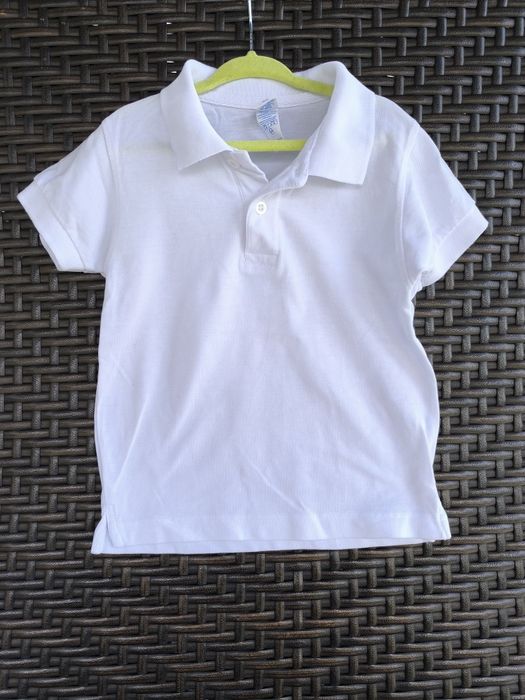 Koszulka polo Biała 104
