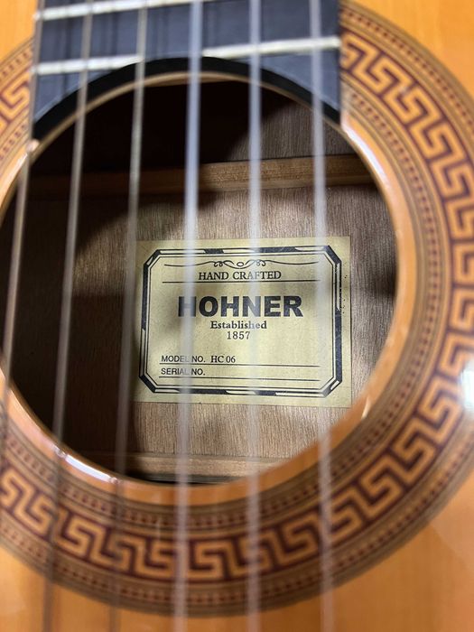 Детская гитара Hohner HC 06 Акустика новый чехол Для детей