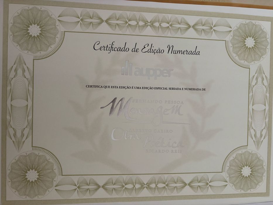 Livro de Colecionador - Fernando Pessoa (Edição Limitada Aupper)