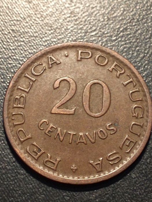 20 centavos - Angola 1949 - Bronze -	Soberba