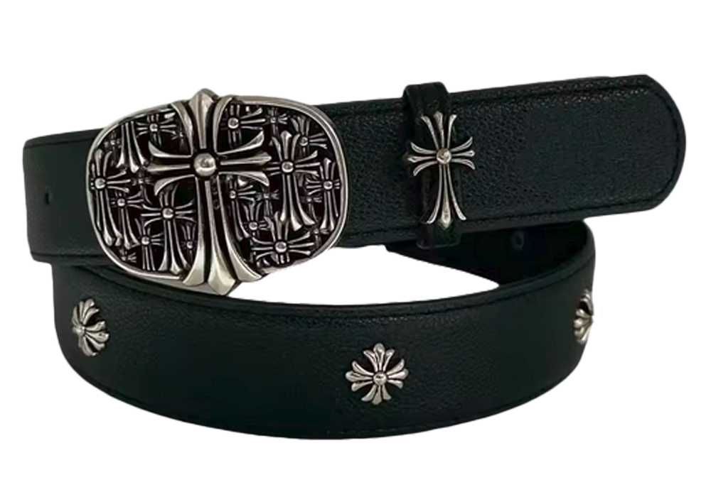 Belt Chrome Hearts | Ремень Хром Хартс c металической бляшкой