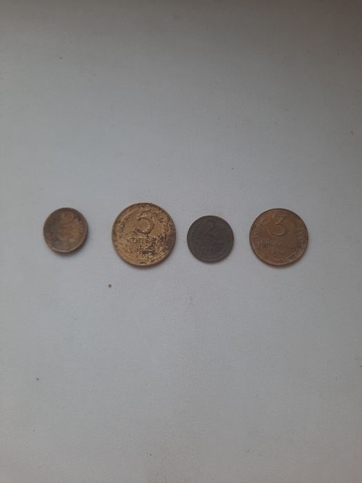 Монети СССР.Монети Англія.