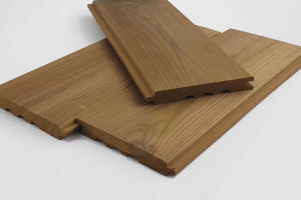 Lamela elewacyjna Thermo sosna TRIO 32x142 mm