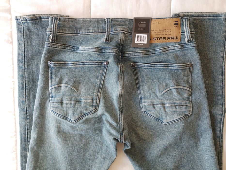 Calças G-Star RAW Revend Skinny 29W/32L Novas!