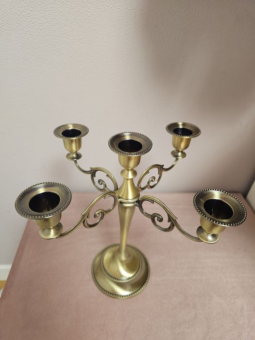 Металевий свічник канделябр підсвічник подсвечник на 5 свечей свічок