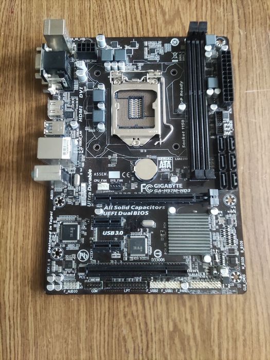 Gigabyte GA-H97M-HD3  LGA 1150 ITE IT8620E ITE IT8892E на запчастини