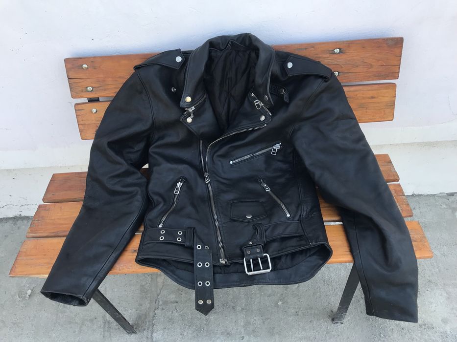 Шкіряна куртка косуха Leather.-  М