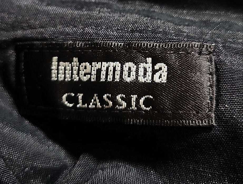 Spodnie męskie garniturowe czarne