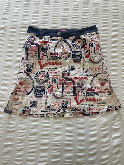 Mini saia nova “Indian Rose”