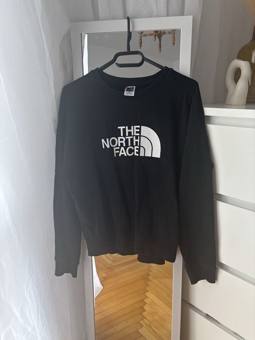 Klasyczna czarna damska bluza The North Face M 38 100% bawełna