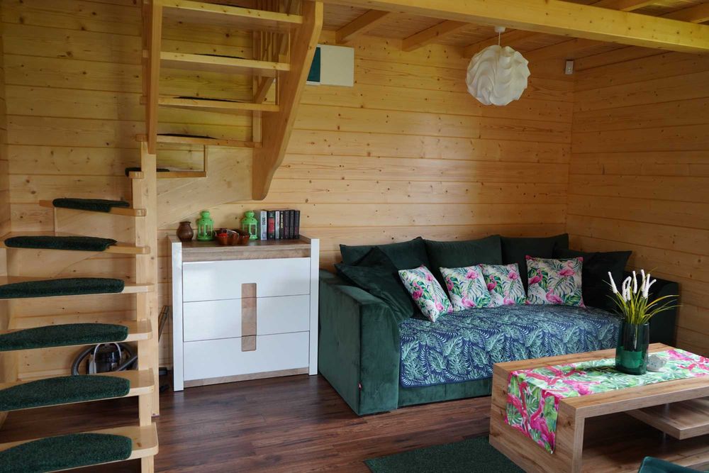 Domek na Mazurach "MAZURSKIE ZACHODY", jezioro, prywatny pomost.