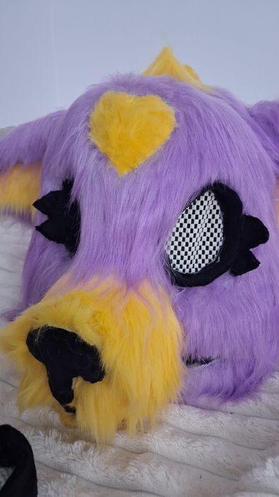 Fursuit maska dino
