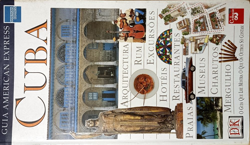 Guias de viagem em bom estado