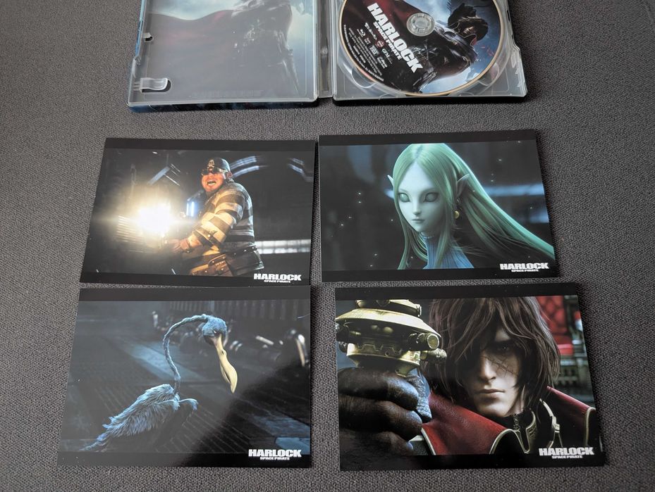 Harlock Space Pirate (Edycja kolekcjonerska w Steelbook) anime CGI Blu-Ray, DVD