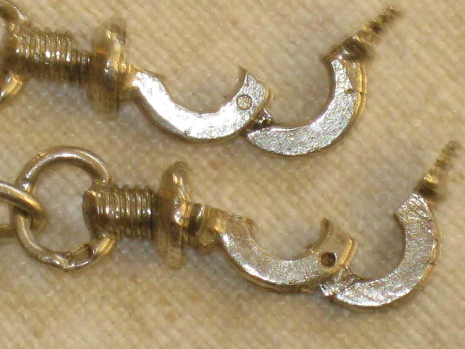 Correntes  Antigas para Relogio Bolso em Prata Lei 835. Contrastada