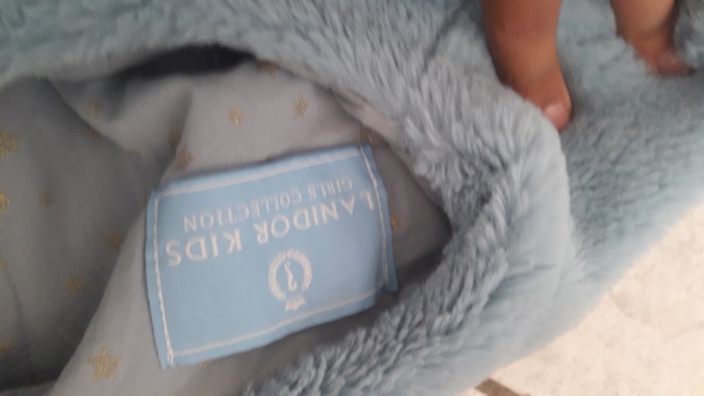 Casaco bonito azul bebe