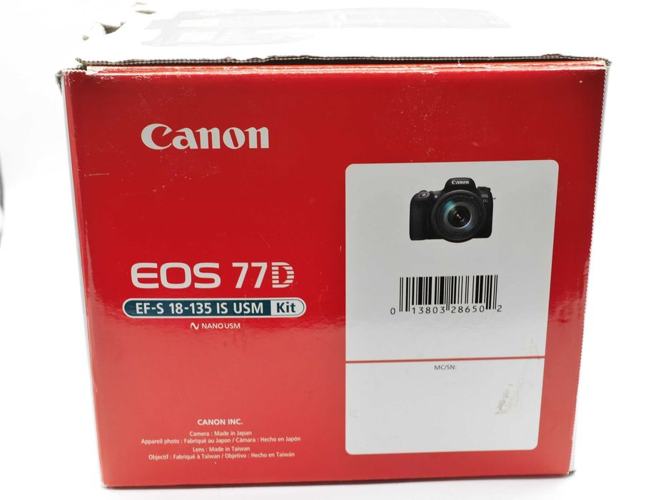Pudło Canon EOS 77D
