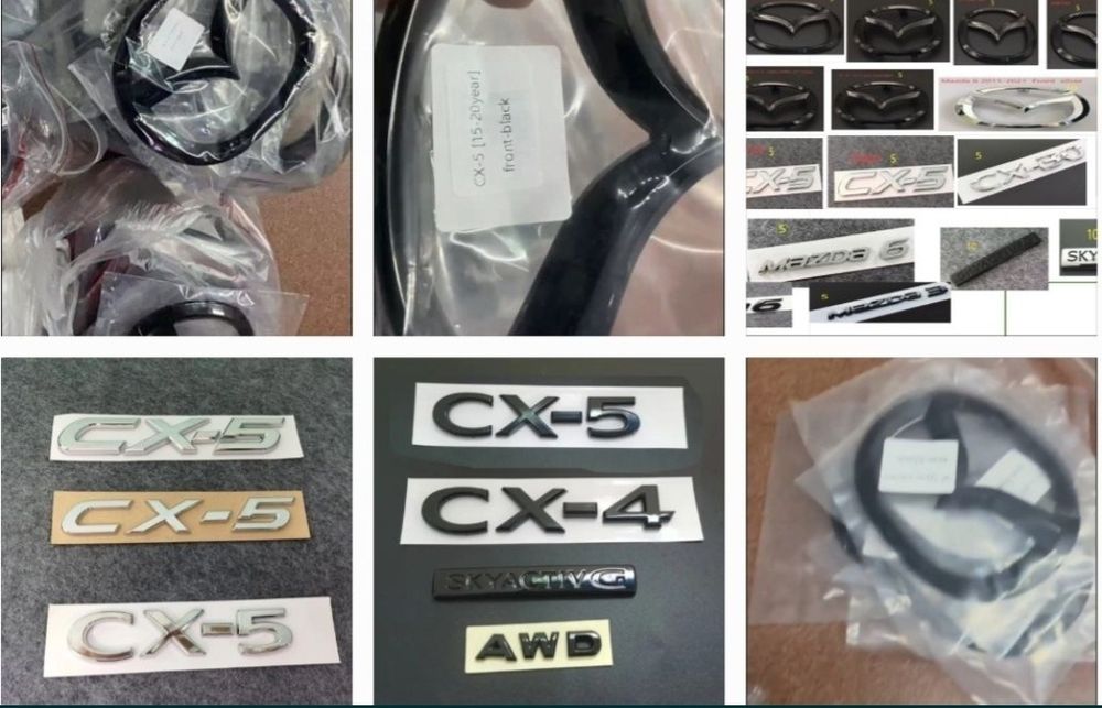 Набор эмблем значки для Mazda CX-5,Мазда 3,6,CX 3,30