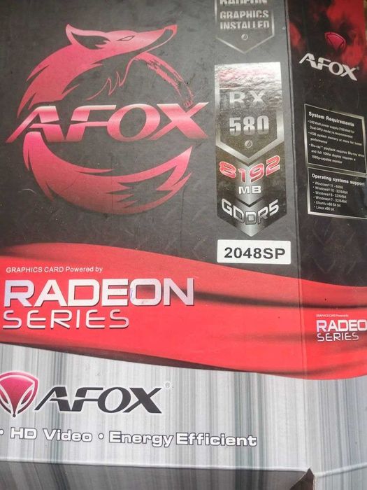 вiдеокарта radeon rx 580