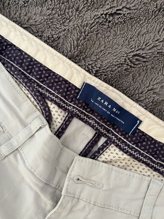 NOWE jasne spodnie Zara 44