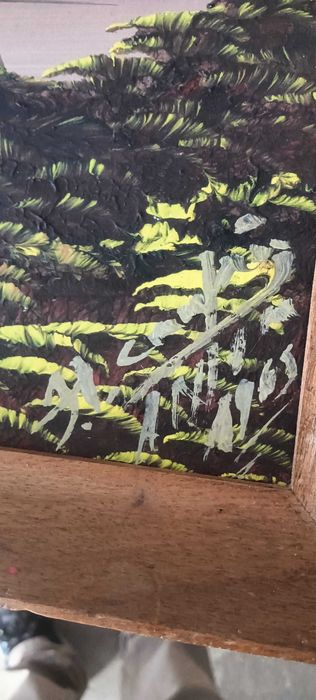Quadro pintado á mão