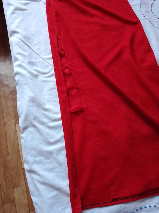 Сарафан, платье красное