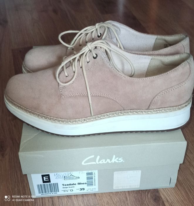 Напівчеревики Clarks 39 розмір
