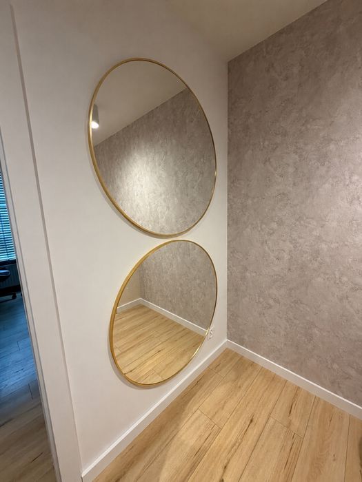 Lustro 100cm   Złota  rama